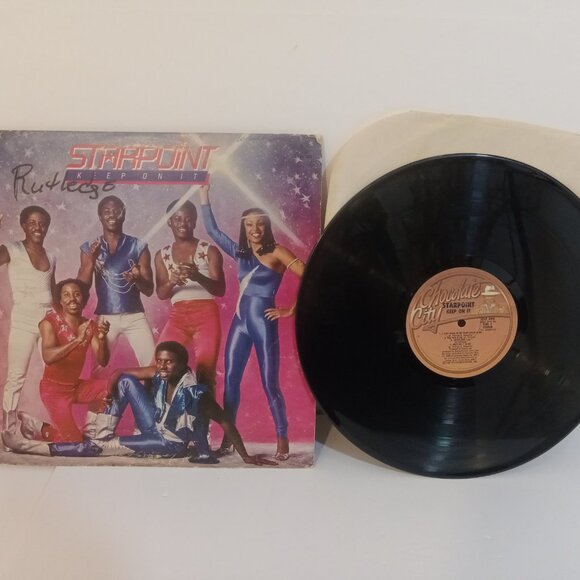 Polygram Records Album LP Starpoint 1981 Keep On It Chocolate City Pink Blue - Picture 2 of 5